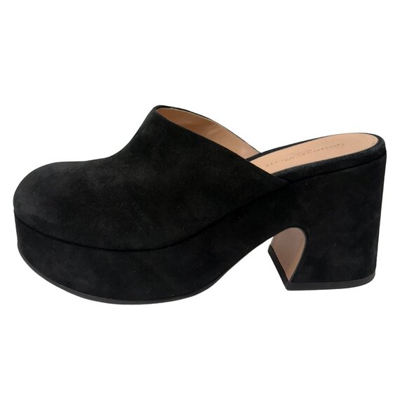 $945 Gianvitto Rossi black lyss platform mules size 11 / eu 41 - Picture 2 of 7